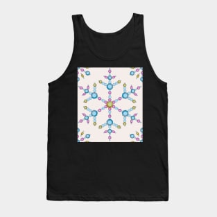 Faux Diamante Snowflakes Tank Top